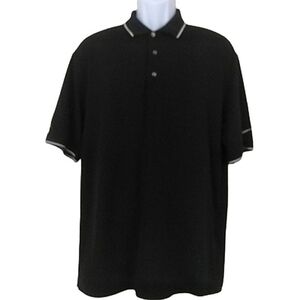 Nike Golf Dri-fit Mens Black Polo Shirt Polyester Breathable Top Toyota Logo